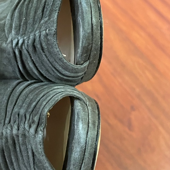 Boutique 9 Btalynda gray peep toe suede high heels - Picture 7 of 14